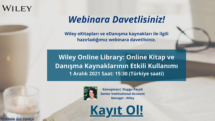 Wiley Online Kitap ve Danışma Kaynaklarının Etkili Kullanımı