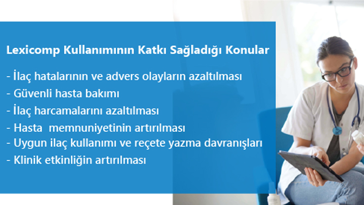 Lexicomp  Kanıta Dayalı İlaç Bilgi Kaynağı Deneme Erişimi