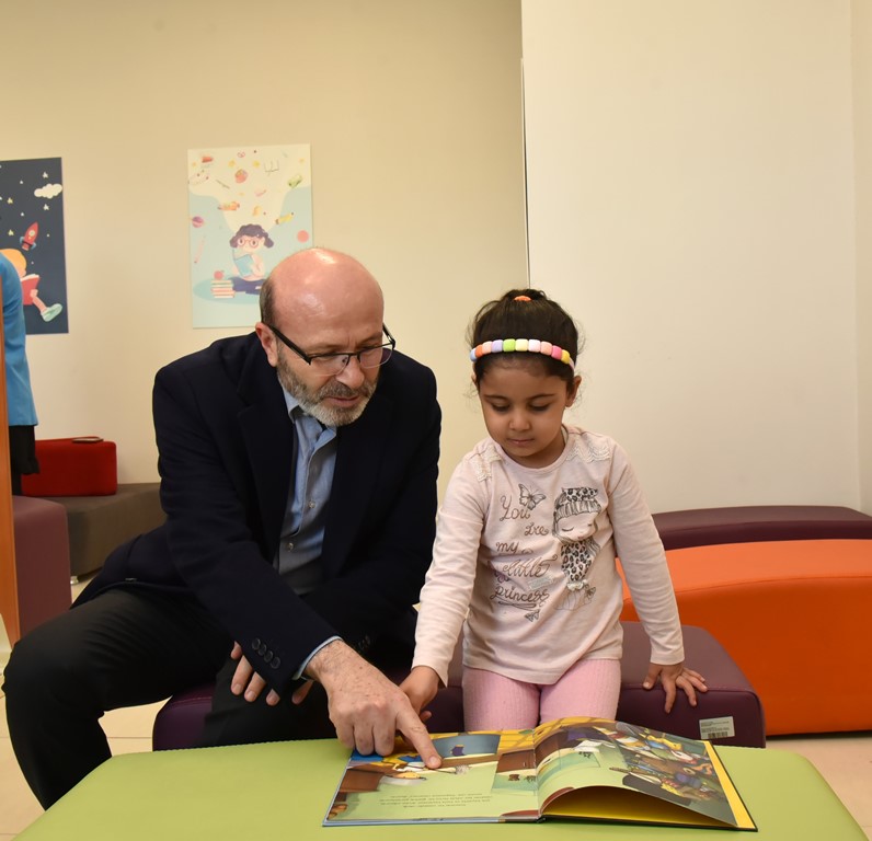 OMÜ’de 59. Kütüphane Haftası Depremzede Çocuklarla Kutlandı