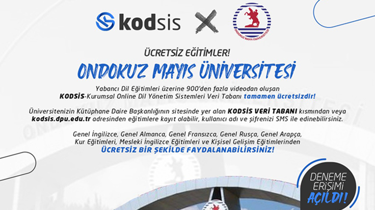 KODSİS Deneme Erişimi