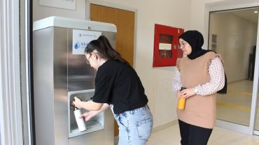 Merkez Kütüphanede Su Arıtma Cihazı Öğrencilerin Hizmetinde